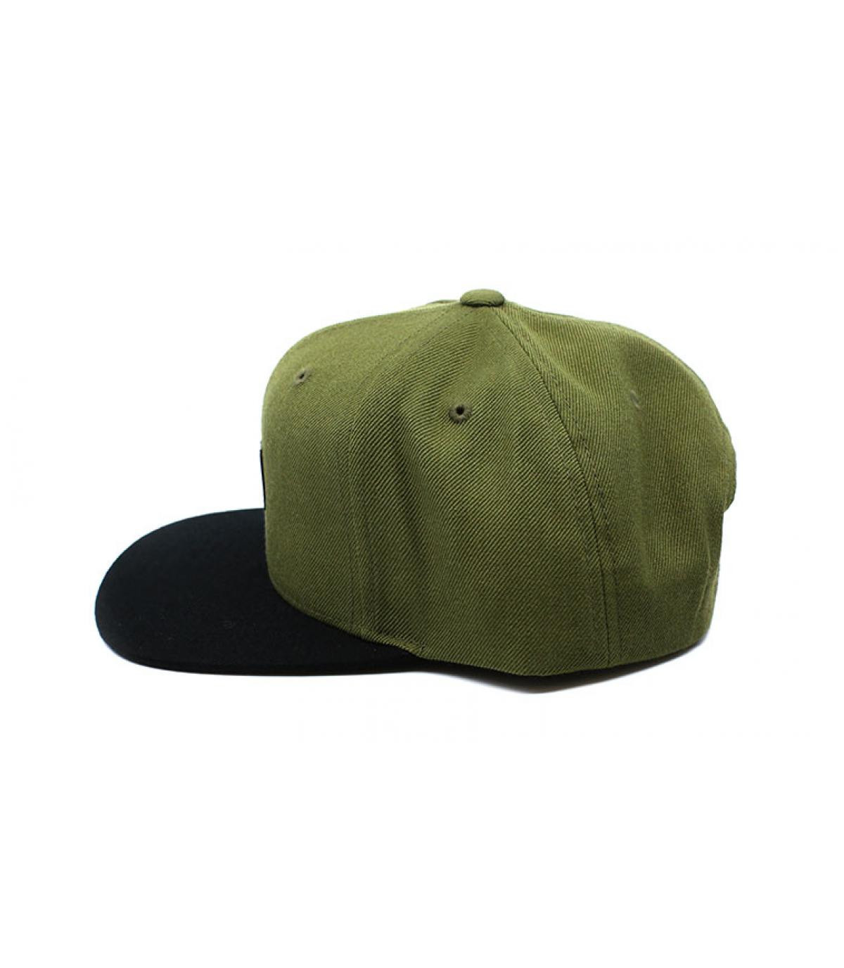 Reell snapback nero verde Reell